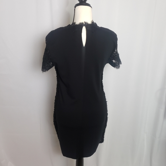 Zara Black Lace Dress, Stretch - Picture 5 of 11
